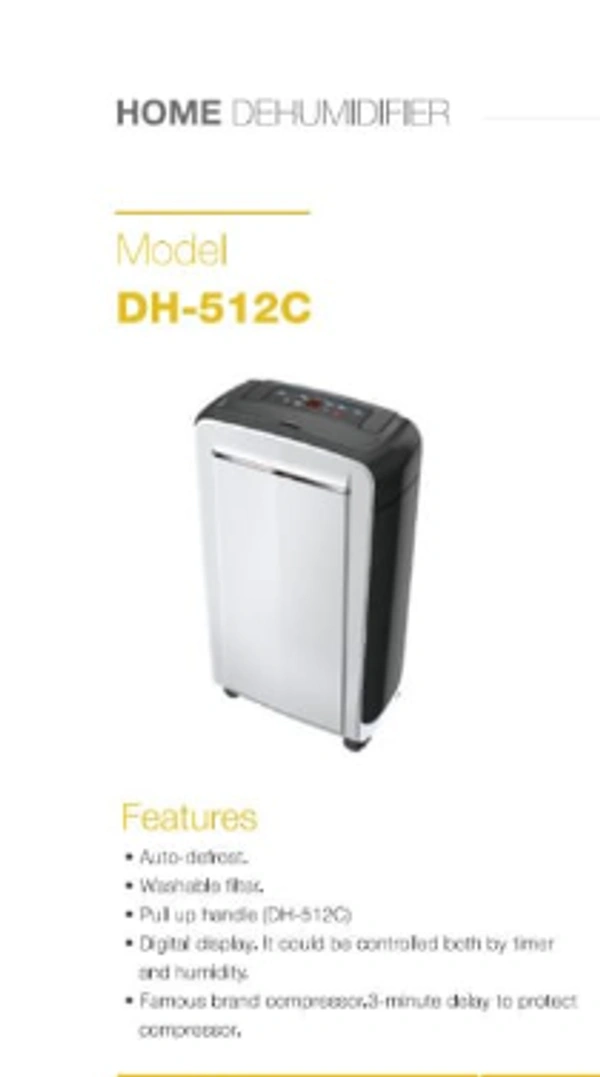 Anne Dehumidifier Model DH-51C 